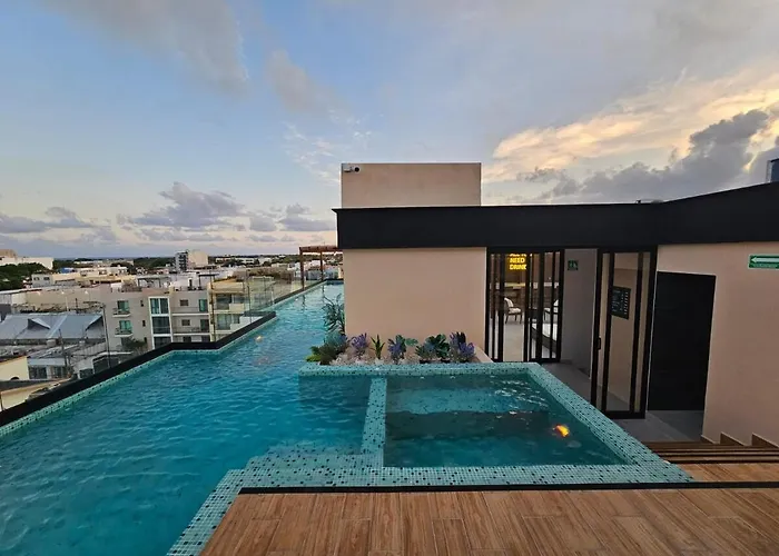 1br Comfort And Style, Near 5th Avenue With Pool Apartamento Playa del Carmen