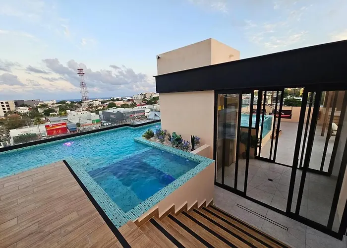 1br Comfort And Style, Near 5th Avenue With Pool Playa del Carmen
